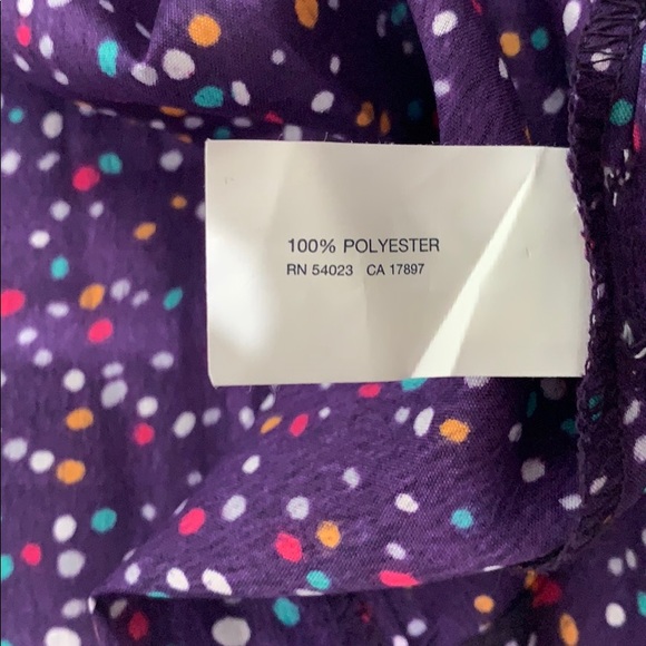 GAP purple adjustable shoulder strap dress, NWT - Picture 7 of 8